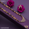 Freemen Two Line Fashionable Diamond Mangalsutra - FWGM74