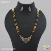 Freemen Two Line Fashionable Diamond Mangalsutra - FWGM74