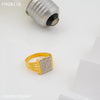 Freeme 1gm Square ADgold plated for men - FMRI116