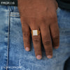 Freeme 1gm Square ADgold plated for men - FMRI116