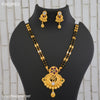 Freemen 1MG Two line AD mangalsutra with earrings for women - FWGM83