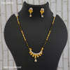 Freemen 1MG One line mangalsutra with earrings for women - FWGM91