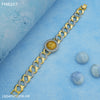 Freemen Ganesh ad goldne Bracelet For Men - FMB207