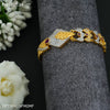 Freemen 1mg Dimond with gold plated bracelet For Women - FWGB034