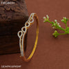 Freemen 1mg Gold plated rhodium bracelet For Women - FWGB031