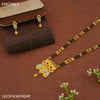 Freemen 1MG Two line mangalsutra with earrings for women - FWGM93