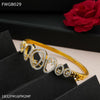 Freemen 1mg Gold plated rhodium bracelet For Women - FWGB029