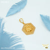 Freeme Sun Face Pendent Gold plated for Men - FMGP81