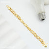Freemen One line Tringle Cut goldne Bracelet For Men - FMMB240