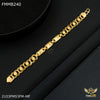 Freemen One line Tringle Cut goldne Bracelet For Men - FMMB240