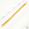 Freemen Two line Dimond cut Bracelate for Men - FMGB250