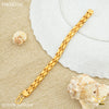 Freemen Two line Dimond cut Bracelate for Men - FMGB250