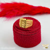 Freeme 1gm C cut Squar Gold plated ring for men - FMGRI144