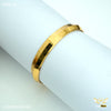 Freemen plain golden punjabi kada for men - FMK16