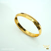 Freemen plain golden punjabi kada for men - FMK16