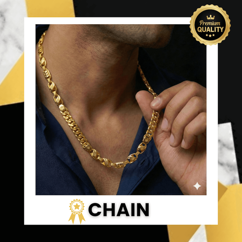 Gold Plated Men Chains