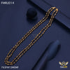 Freemen Two Line Rudraksha Golden Mala for Man - FMRU014