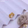 Freemen ram matt gold colour ips Ring - FMRI63