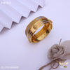 Freemen lion face with rhodium havy Gold Kada- FMGK6
