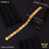 Freemen Gold plated traditional 3 line Bracelet for Man - FMGB70