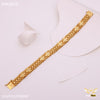 Freemen Gold plated traditional 3 line Bracelet for Man - FMGB70