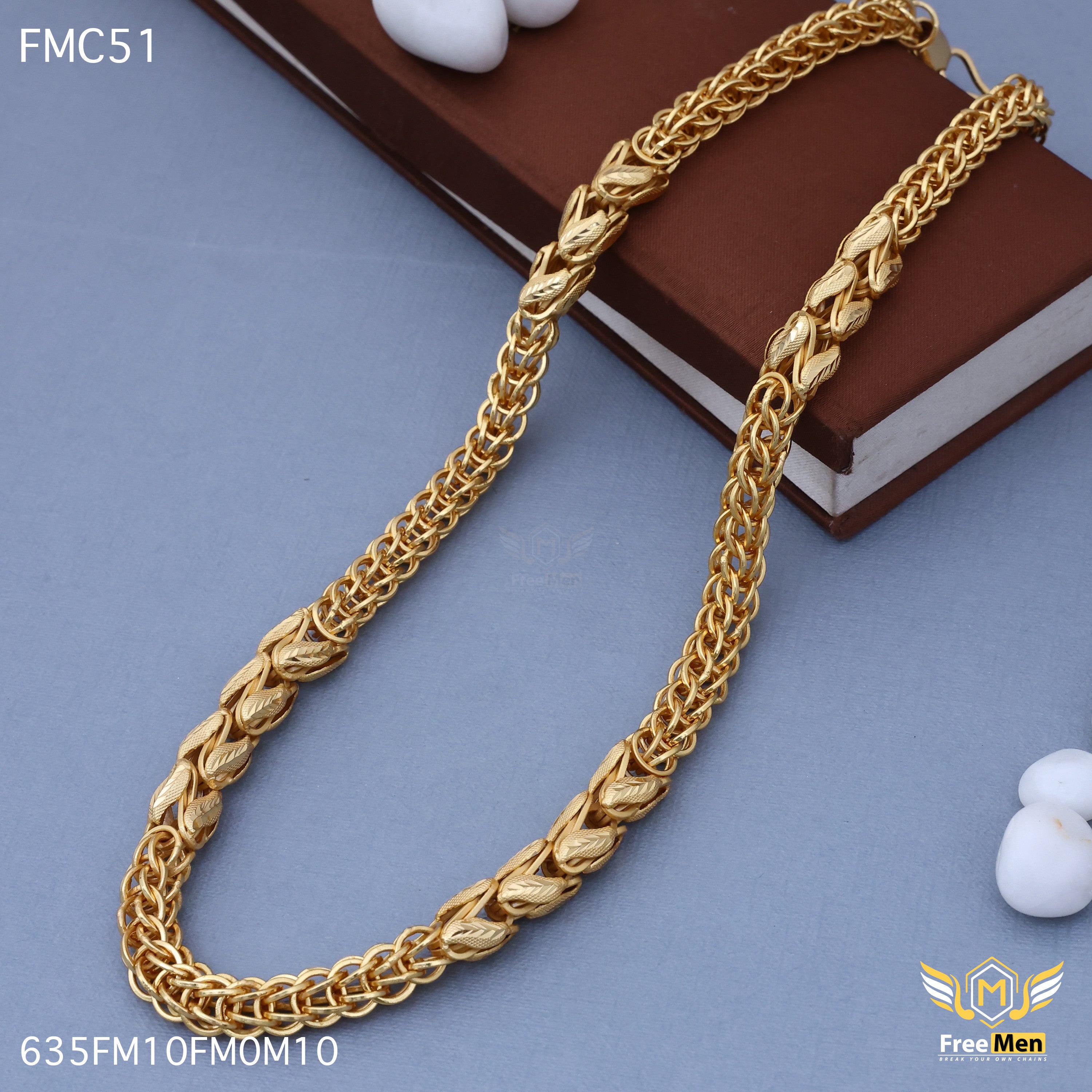 Tevdesign Chain Freemen Entertaining leaf Indo Design Link Design Chain - FMC75 – Freemen®