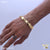 Freemen Sparkling Classic Nawabi Golden Bracelet - FMB53