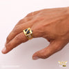Freemen Back jaguar AD Cross Golden Ring - FMRI56
