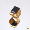 Freemen Beautiful black Pinch AD Golden Ring - FMRI45