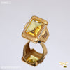 Freemen Encircle Yellow Big AD Design Golden Ring- FMRI22