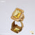 Freemen Encircle Yellow Big AD Design Golden Ring  - FMRI22