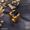 Freemen Beautiful blacken AD blazing Golden Ring - FMRI51