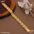 Freemen Sparkling Diamond Wristlet Golden Bracelet - FMB52