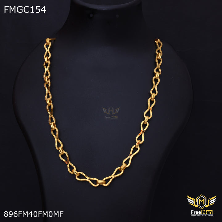 Freemen Gold Plated Infinite Chain for Men - FMGC154 – Freemen®