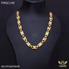 Freemen Gold Plated Nawabi Lotus OBO Chain for Men - FMGC149