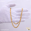 Freemen Gold Plated comma mark Nawabi BiscuitChain for Men - FMGC155