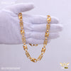 Freemen Gold Plated Nawabi Lotus OBO Chain for Men - FMGC149