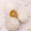 Freemen Oviform Yellow AD Design Golden Ring - FMRI27