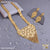 Freemen 1GM Havy flower lotus chain with earring for women- FWGM008