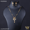 Freemen Square Design mangalsutra With Earring for women - FWGM026