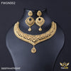 Freemen 1GM gold forming necklace with earring for women - FWGN002