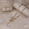 Freemen Square Design mangalsutra With Earring for women - FWGM026
