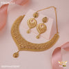 Freemen 1GM gold forming necklace with earring for women - FWGN002