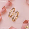 Freemen 1mg Sathiya Bangles woth rhodium gold plated for women - FWGB005