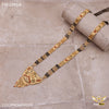 Freemen 1gm Three line gold plated mangalsutra for women - FWGM64