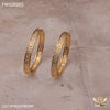 Freemen 1mg Sathiya Bangles woth rhodium gold plated for women - FWGB005