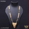 Freemen 1gm Three line gold plated mangalsutra for women - FWGM64