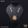 Freemen Three line Mor design mangalsutra for women - FWM66