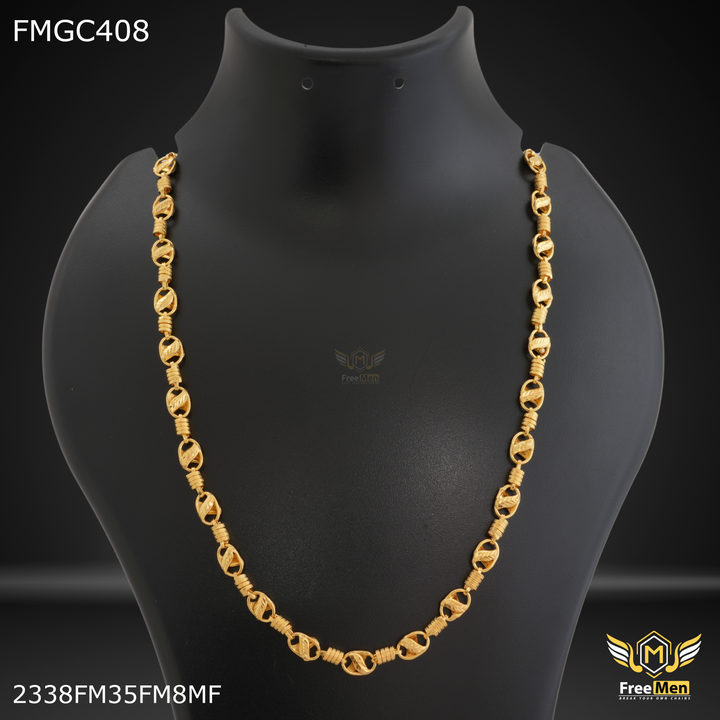Freemen Leaf Indo gold plated Chain - FMGC408 – Freemen®
