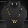 Freemen 1MG One line mangalsutra with earrings for women - FWGM88